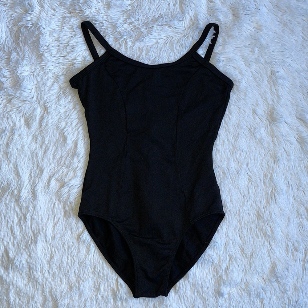 So Danca - Women's/Girls - Black Leotard with v-cut back - Size 3/P